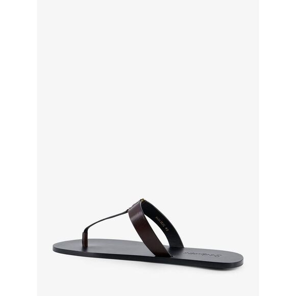 Saint Laurent Men Babylone Leather Sandals - Picture 3 of 4